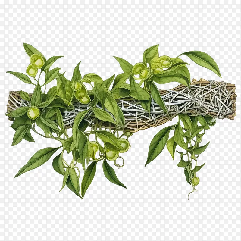 绿色长植物-藤蔓
