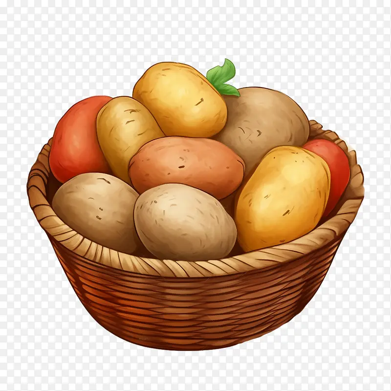 马铃薯-马铃薯土豆蔬菜篮子食品