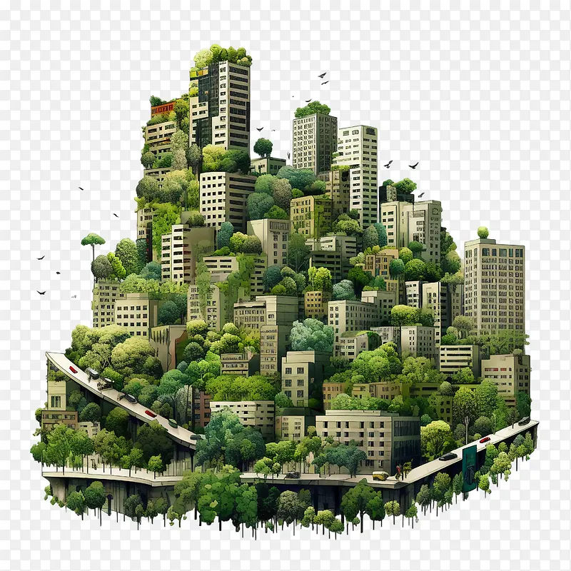 风景-风景环境绿色城市建筑