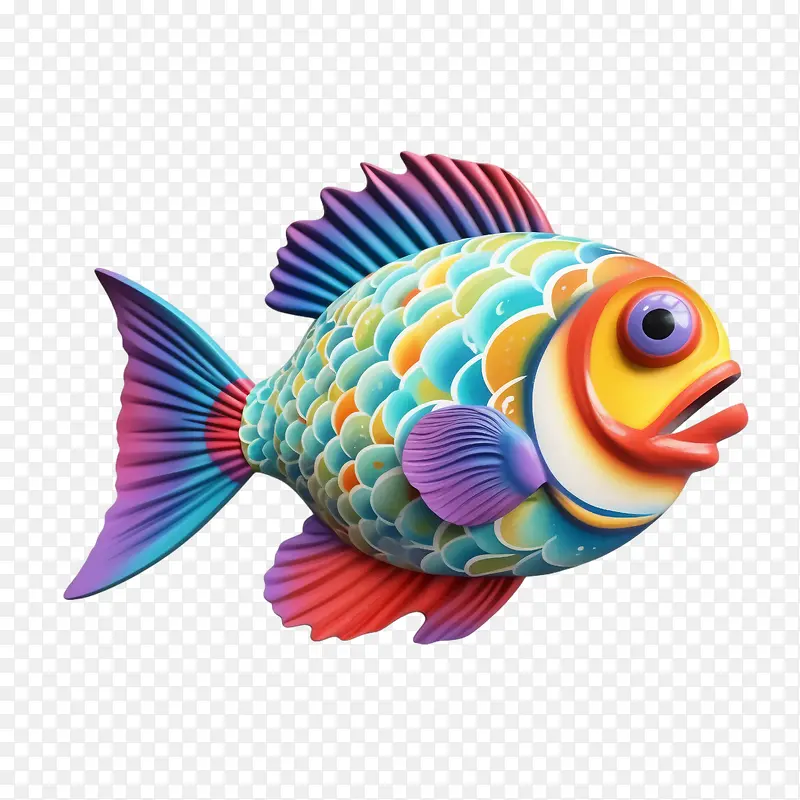 鱼-鱼多彩充满活力的热带水生