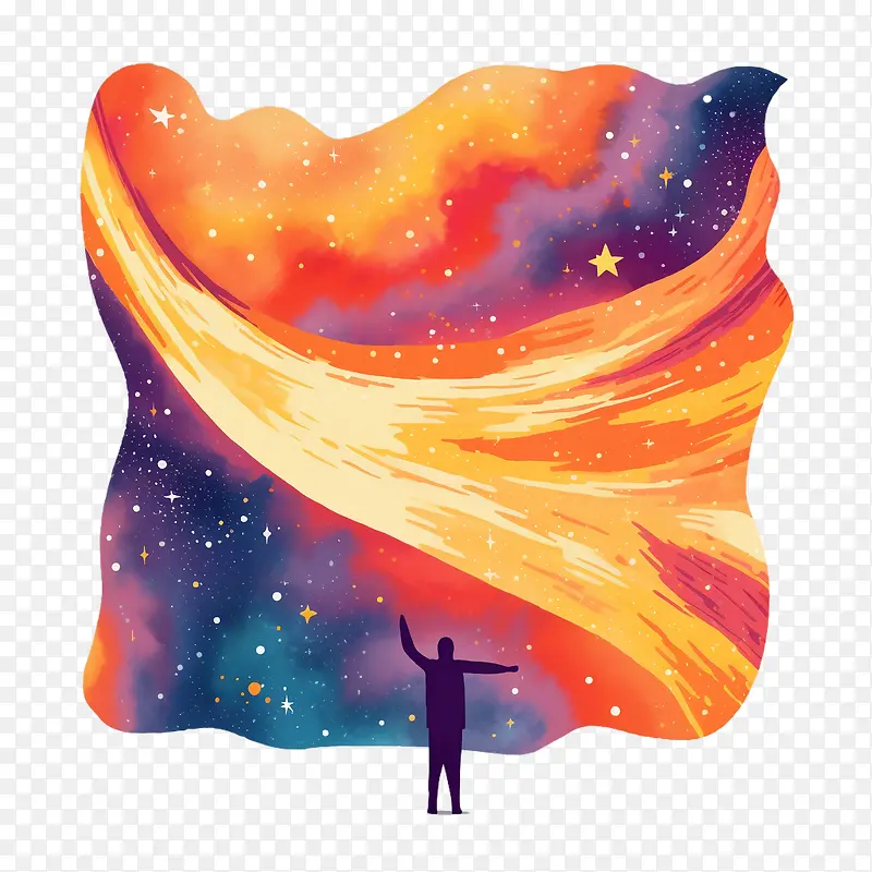 毛巾-毛巾空间宇宙星云行星