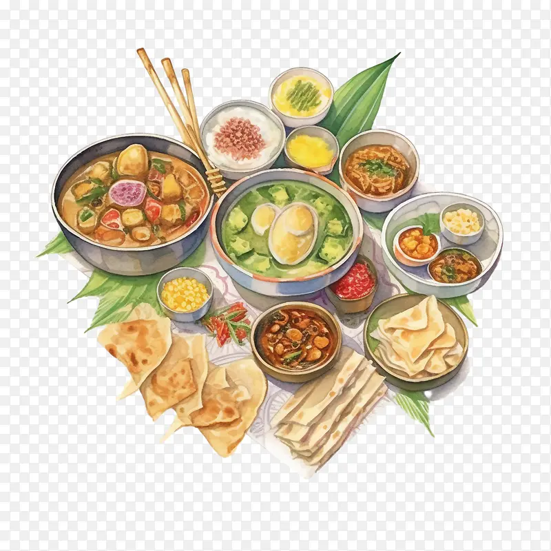 马来美食——沙拉