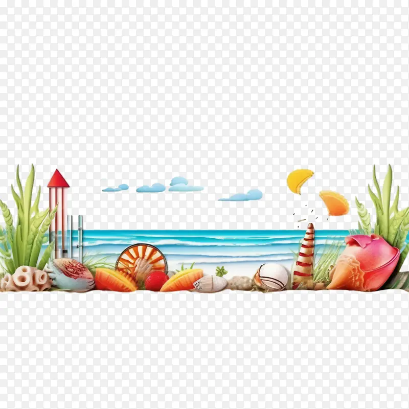 海滩边界-夏季边界