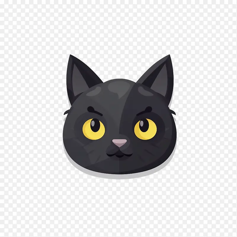黑猫-黑猫猫黑眼睛的表情