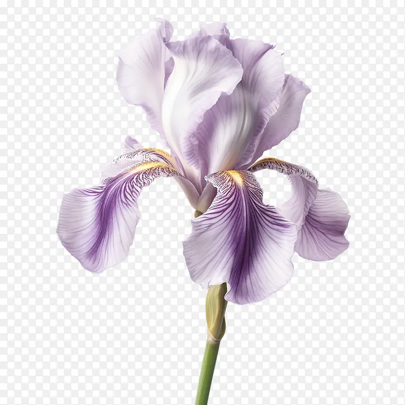 鸢尾花-鸢尾花紫色鸢尾花花瓣茎