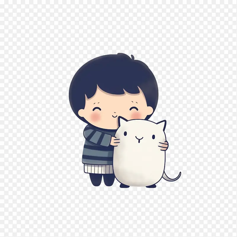 猫猫拥抱猫猫孩子拥抱