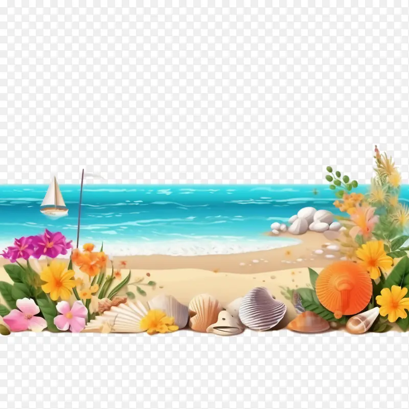 海滩边界-夏季边界