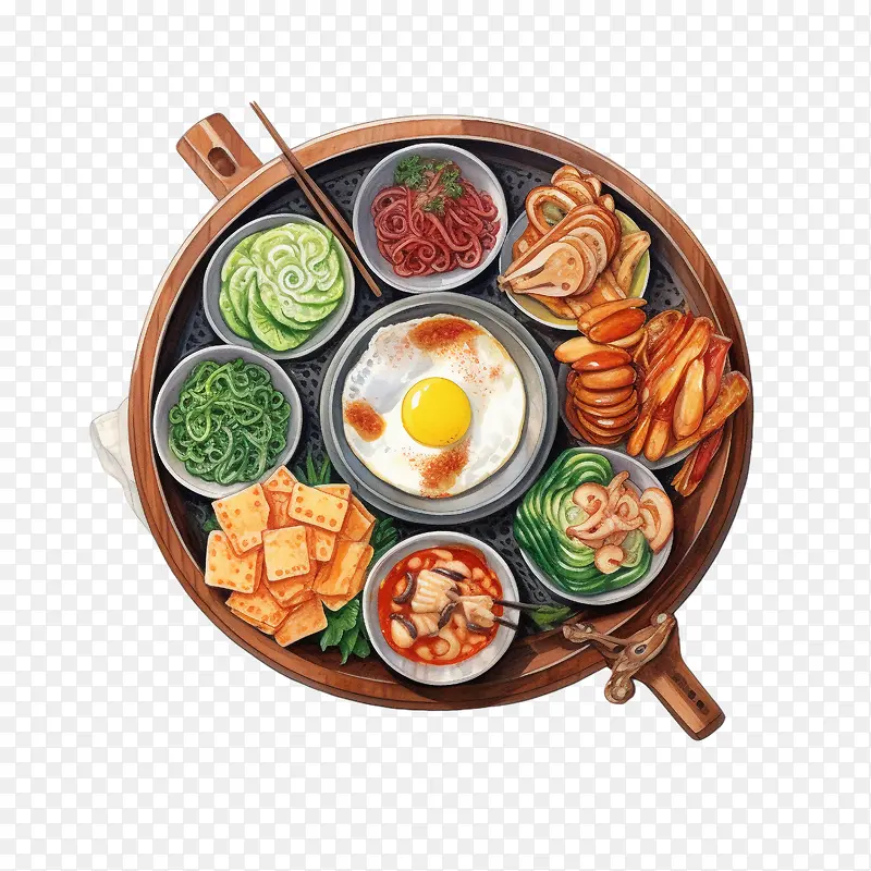韩国食品-韩国食品韩国食品饺子汤米饭