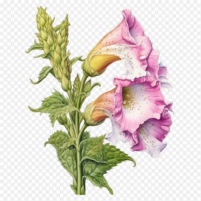 毛地黄花-花茎