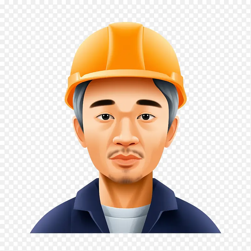 工厂工人-工厂工人工人建筑工人安全帽安全装备