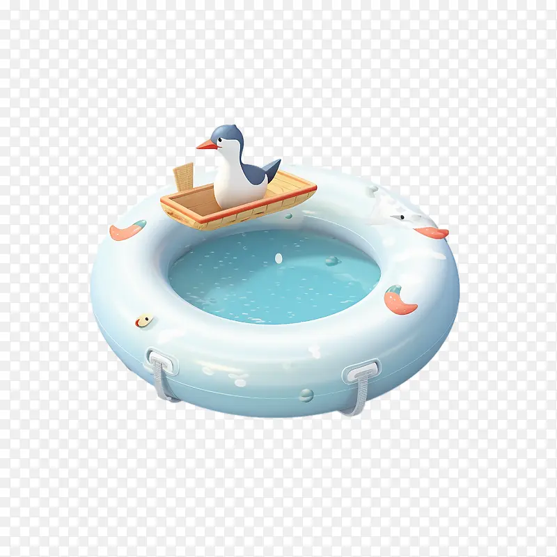 游泳浮标-企鹅