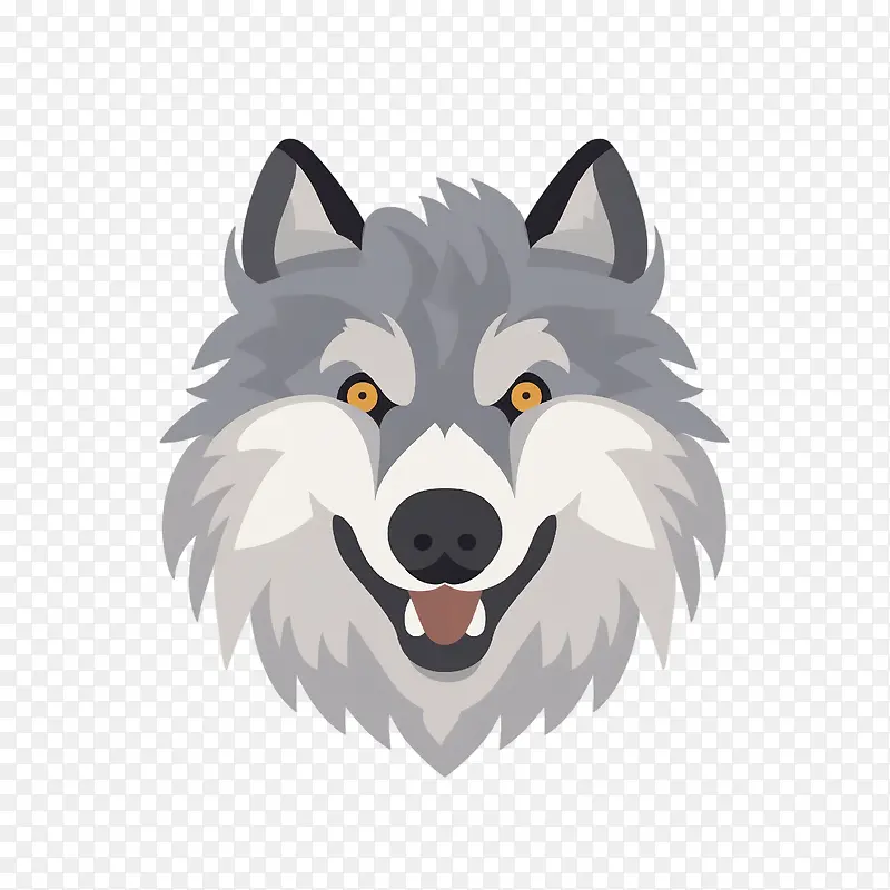 狼-狼狼灰狼野生动物的脸