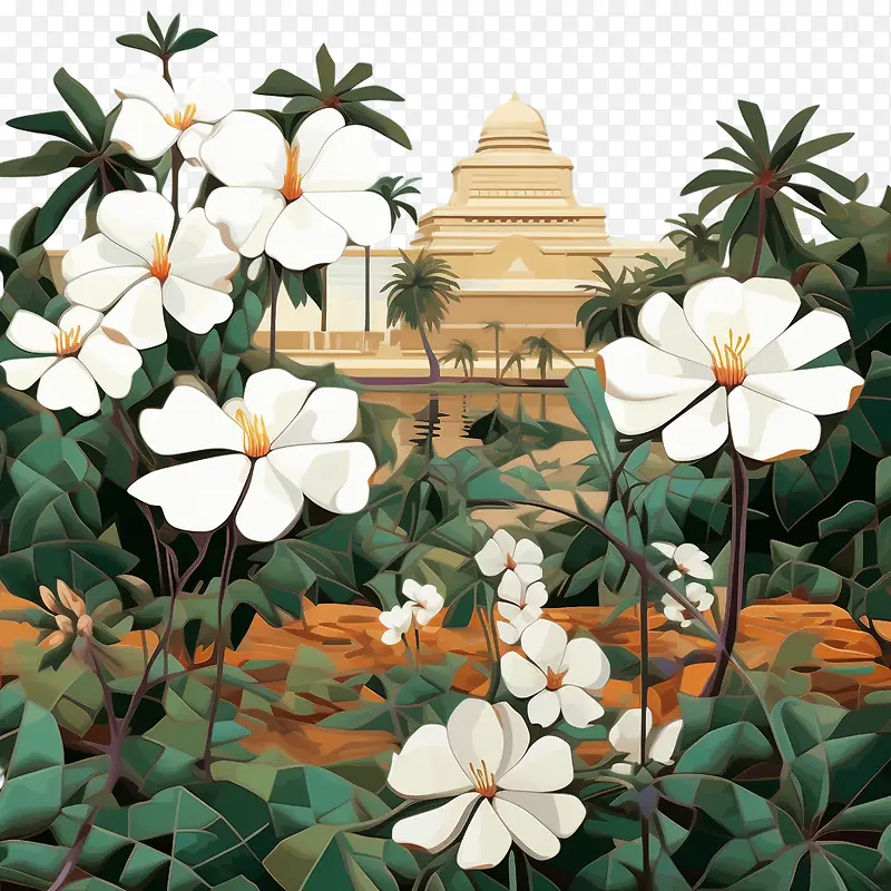 柬埔寨-花园
