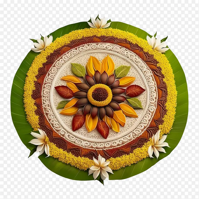 Onam-花卉装饰