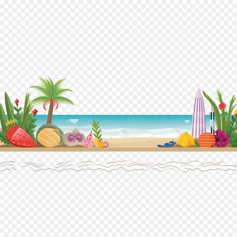 海滩边界-夏季边界