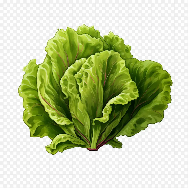 生菜-生菜生菜沙拉绿色新鲜农产品脆叶