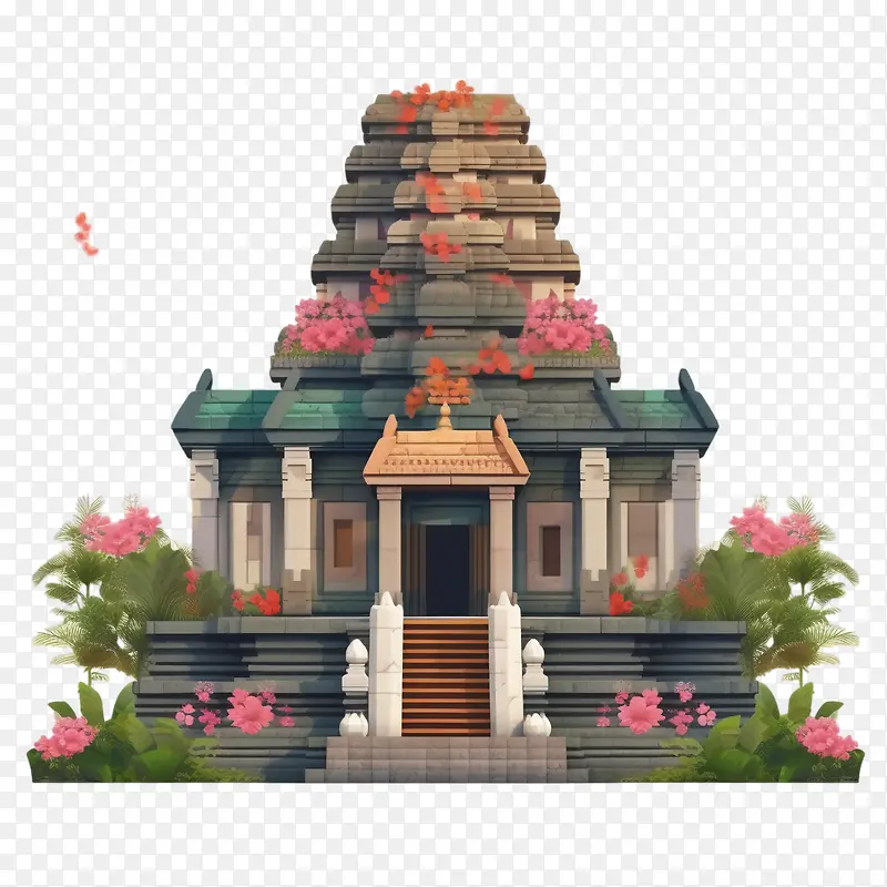 柬埔寨-花卉装饰