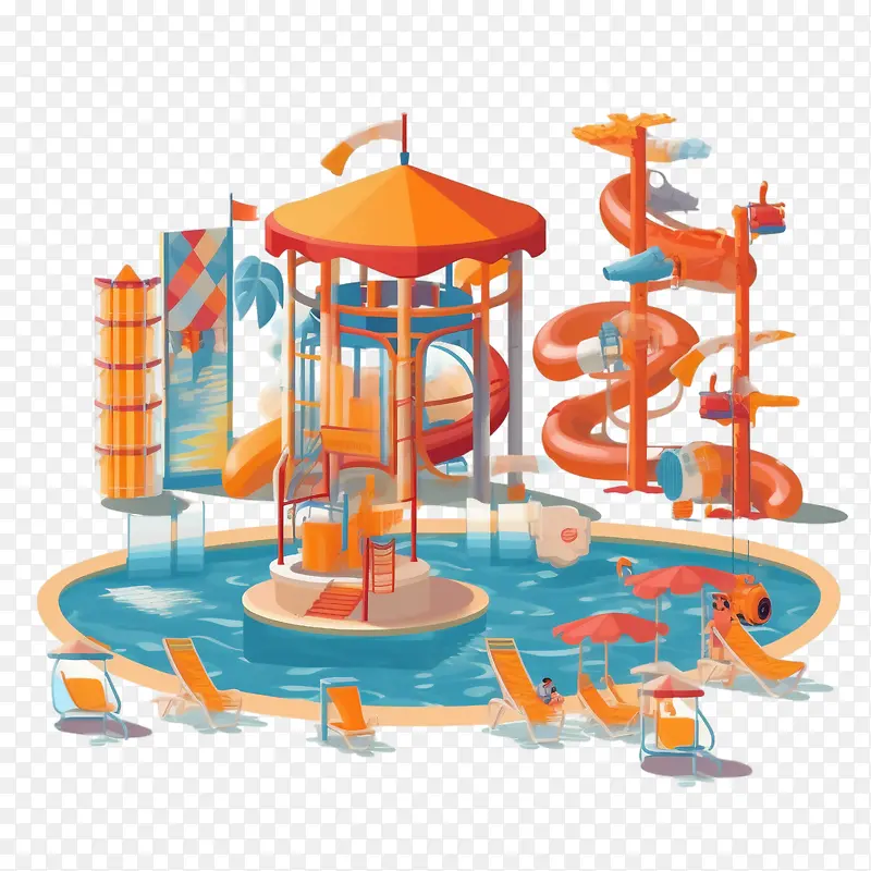 水上乐园-水上乐园水上乐园游乐园滑梯喷泉