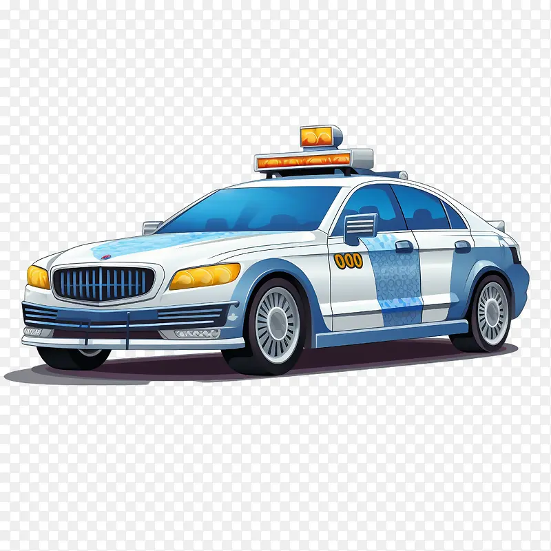 警车-警车警车巡逻车蓝白车应急车