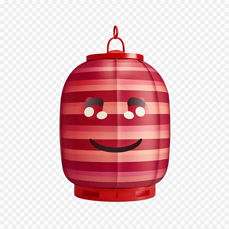 红纸灯笼-红纸灯笼灯笼微笑灯笼快乐灯笼条纹灯笼