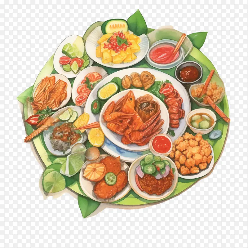 马来美食-马来美食马来食品海鲜炒炒