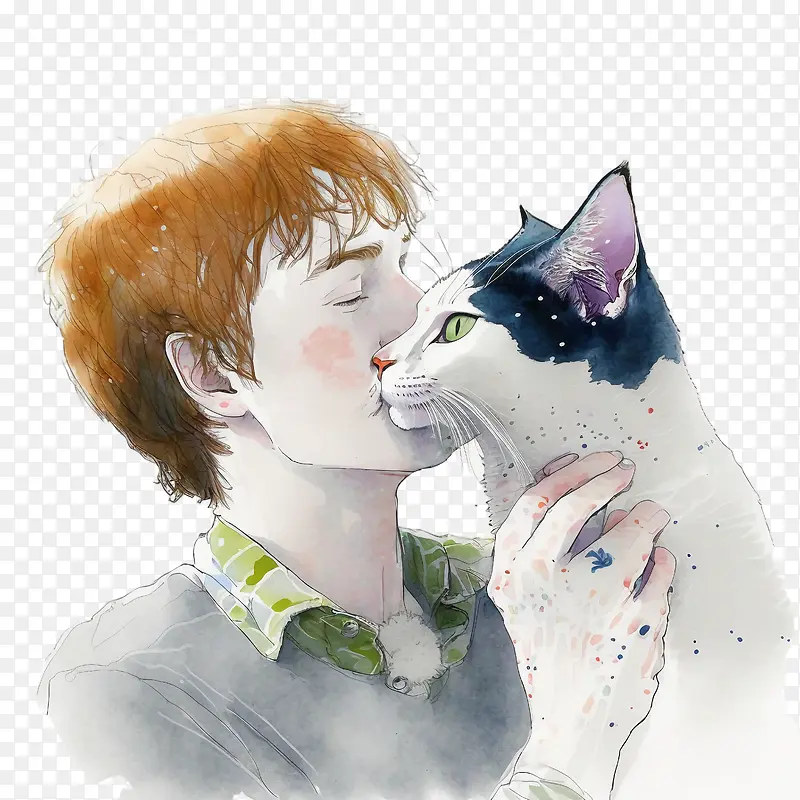 吻吻接吻猫人接吻