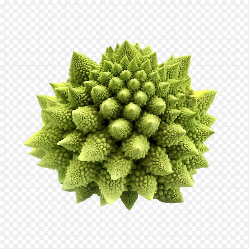 romanesco-romanesco球形绿色植物花