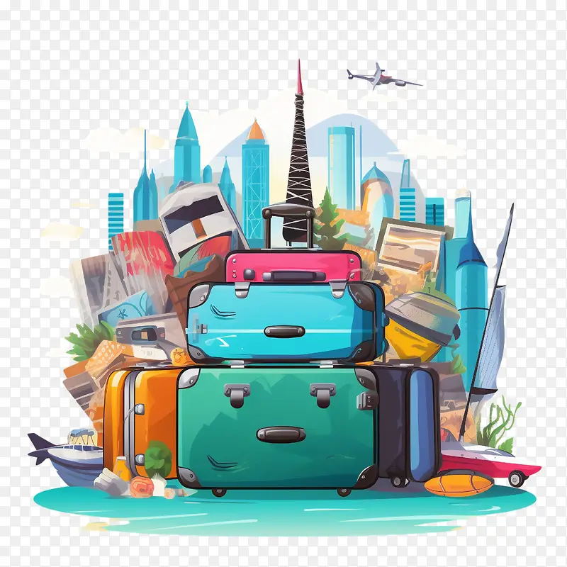 旅行-旅行旅行行李箱手提箱袋