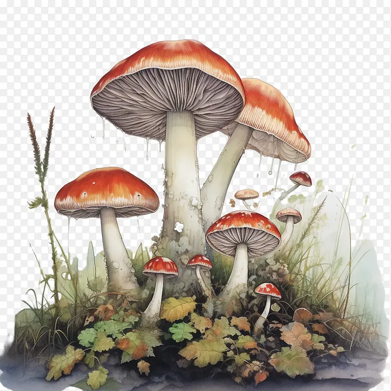 蘑菇-蘑菇蘑菇真菌野生动物景观