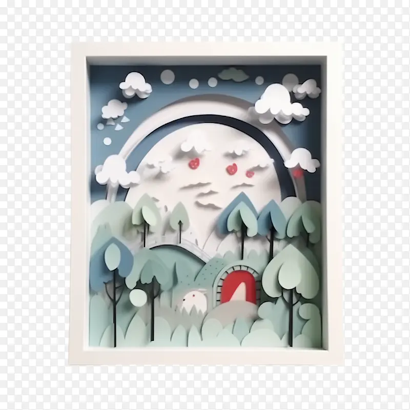 雨季-雨季风景山树水