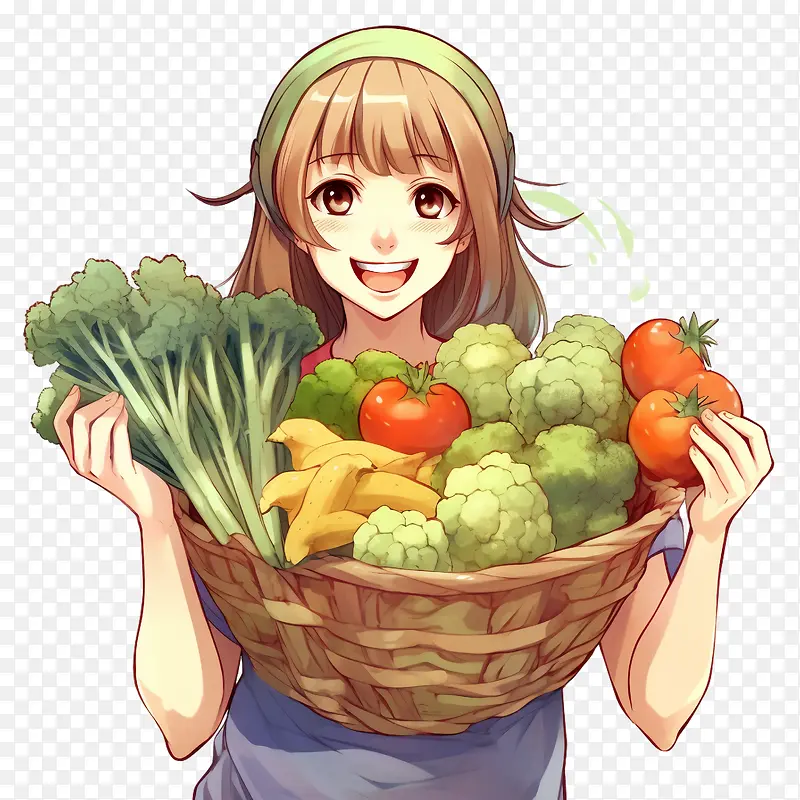 蔬菜日-蔬菜日蔬菜女孩蔬菜新鲜农产品