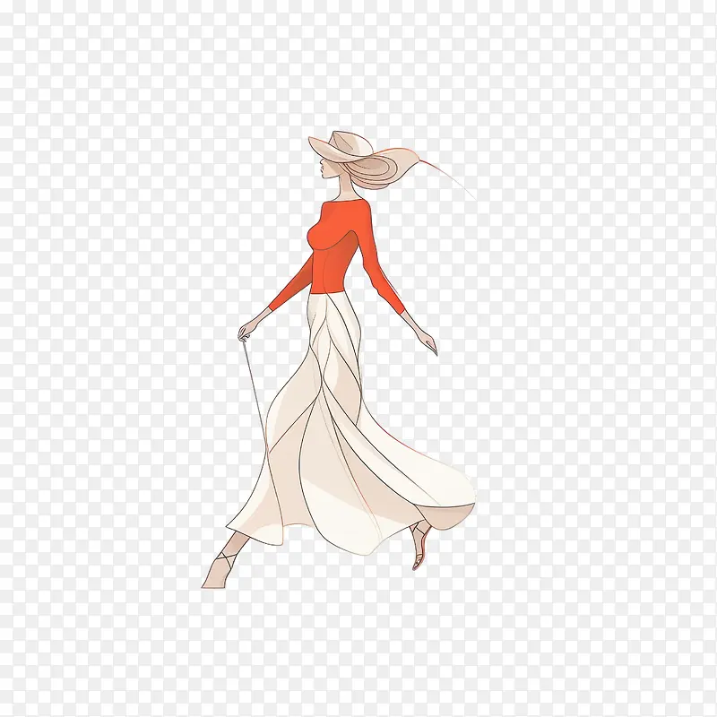 手绘女孩-手绘女孩素描女孩女士女人时尚