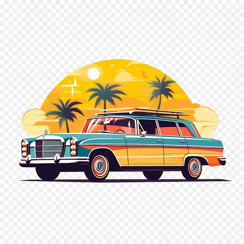 复古车-暑假