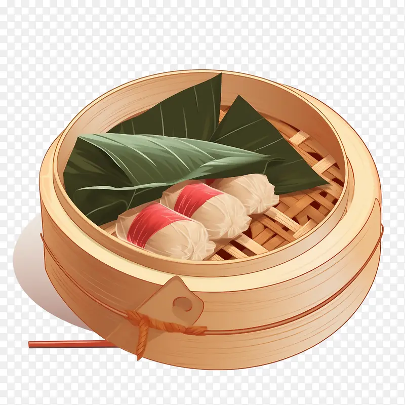 亚洲食品-亚洲食品竹篮馒头点心亚洲美食