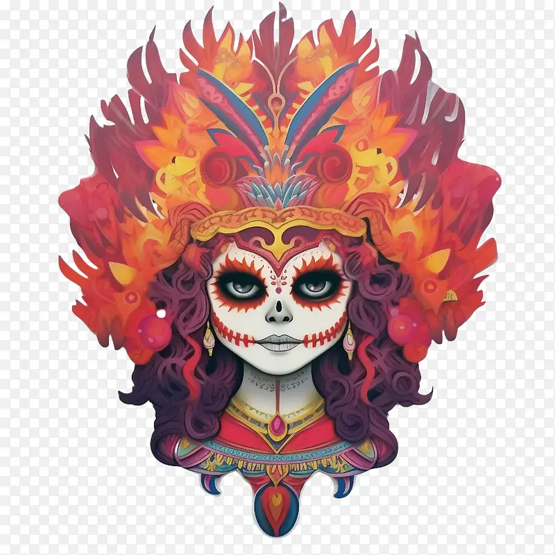 skelitacalaveras-橙色