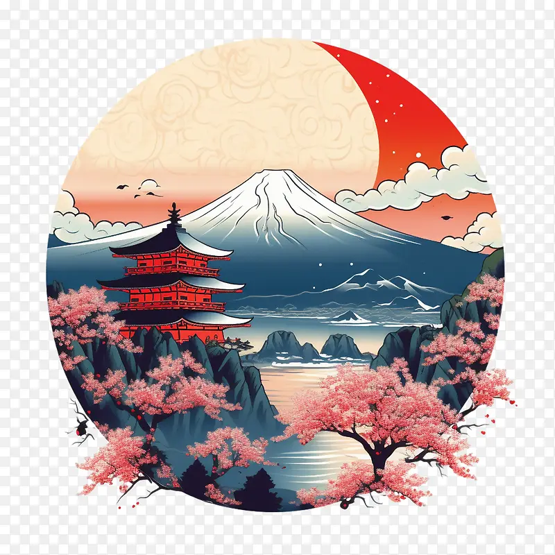 山-松树