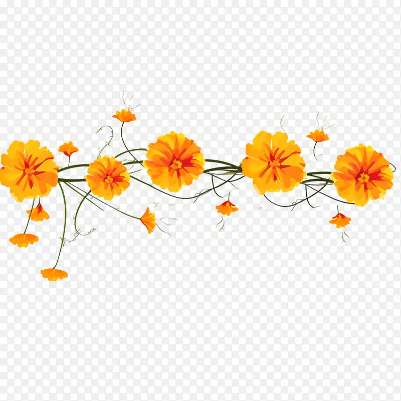万寿菊花环-花卉装饰