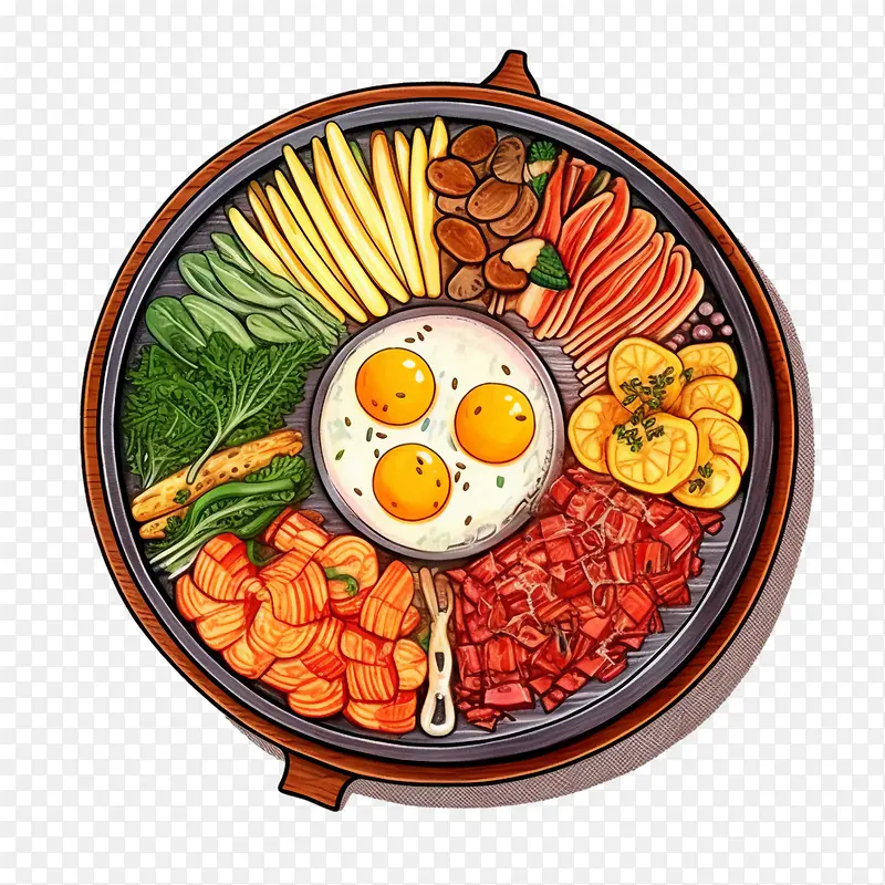 韩国料理——沙拉