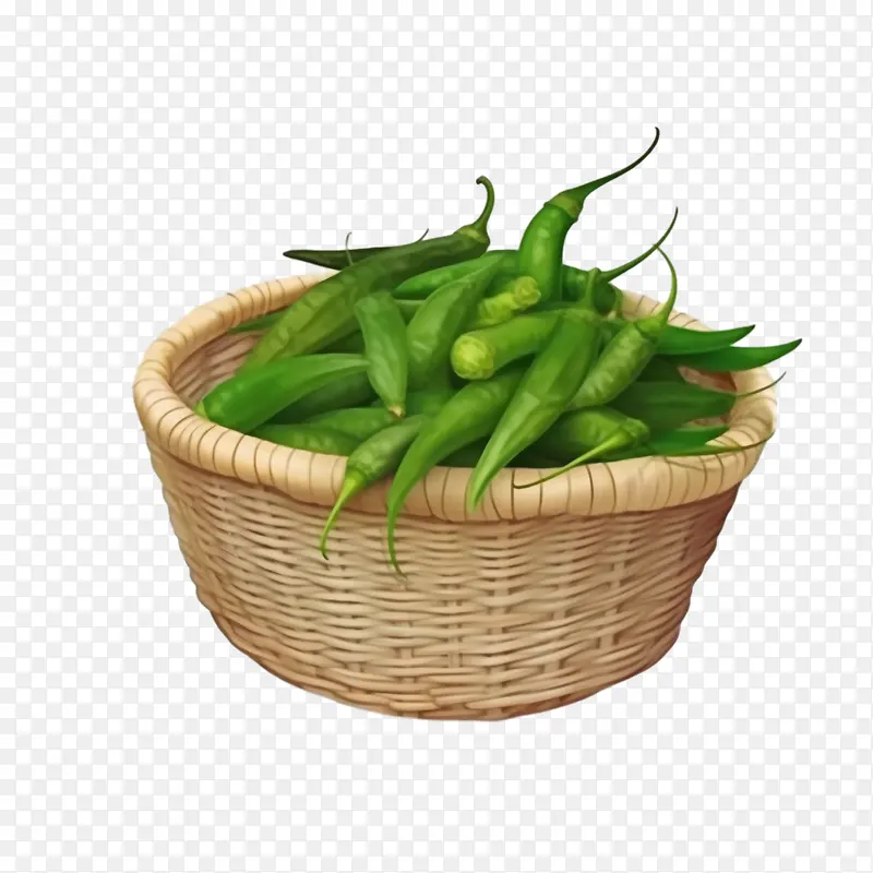 青辣椒-青辣椒甜椒蔬菜篮青椒
