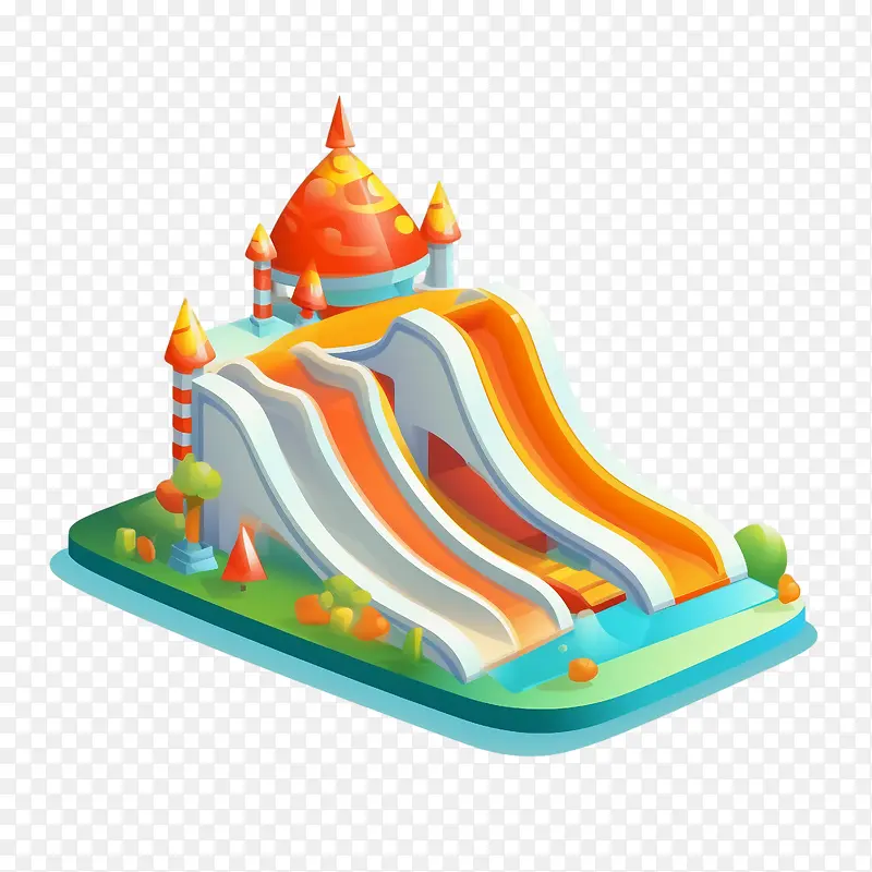 水上乐园-水上乐园水滑梯游乐园游乐场景点