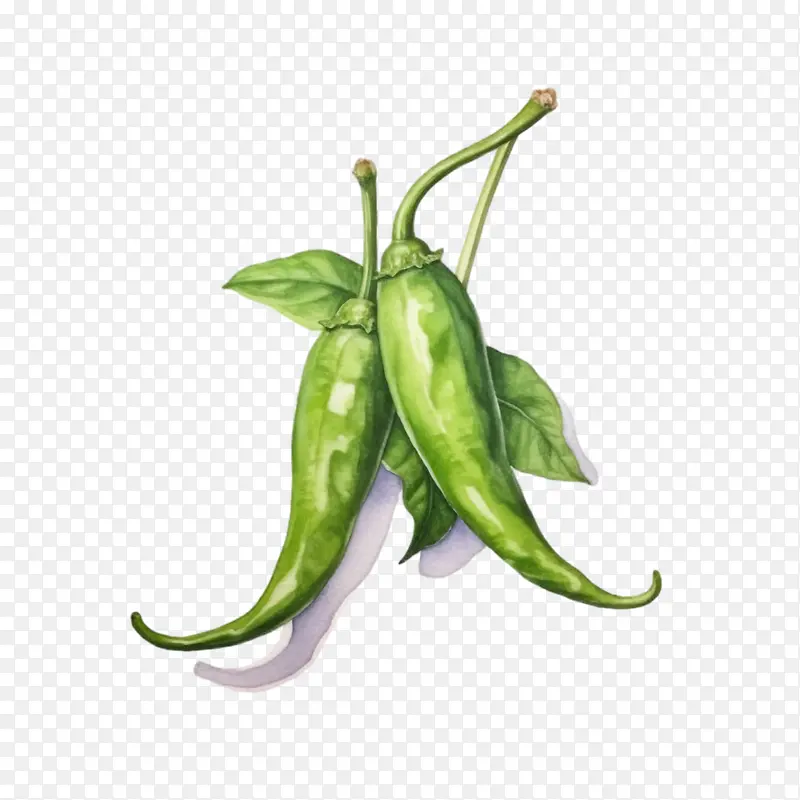 青辣椒-青辣椒辣椒蔬菜青椒