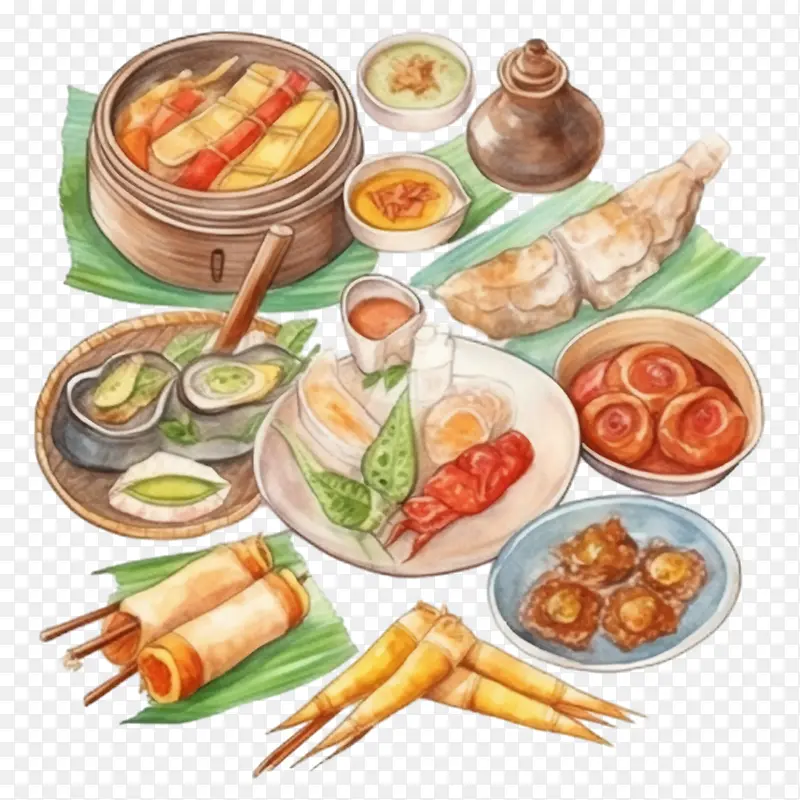 马来美食-马来美食马来食物包括炒饭鸡肉蛋卷