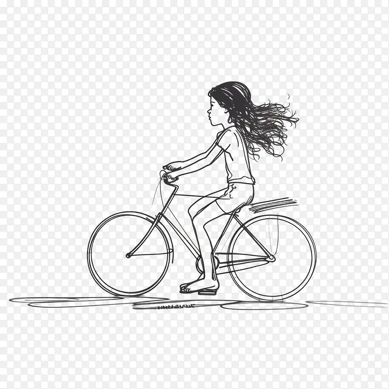 女孩骑自行车-女孩骑自行车女人自行车自行车骑手自行车