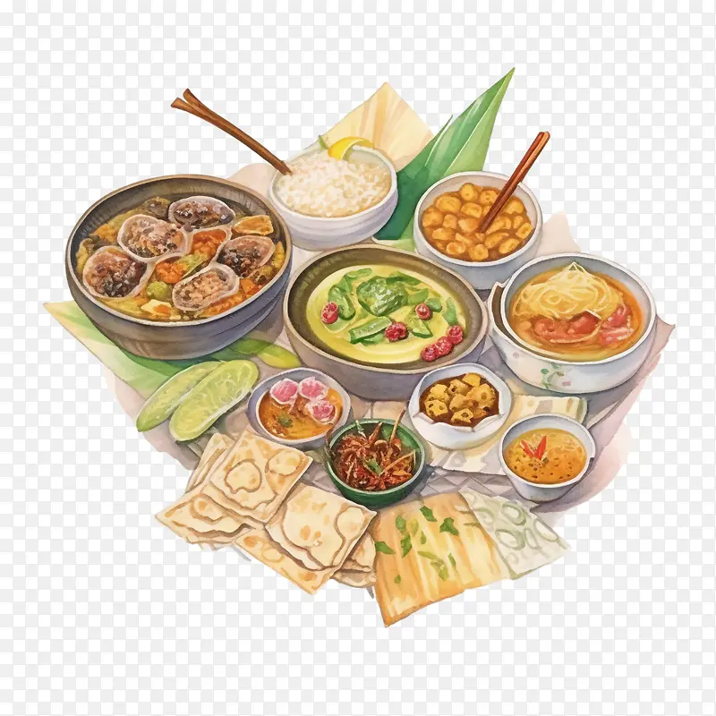 马来美食-马来美食马来食物鸡肉米粉