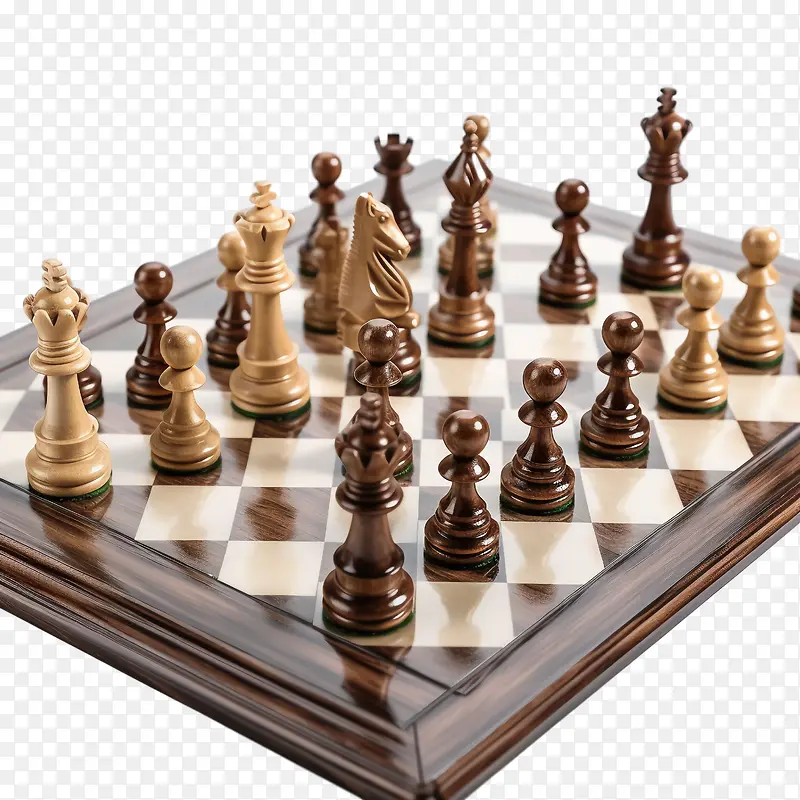 世界国际象棋日-世界国际象棋日世界象棋国际象棋棋盘木制棋子木制棋盘