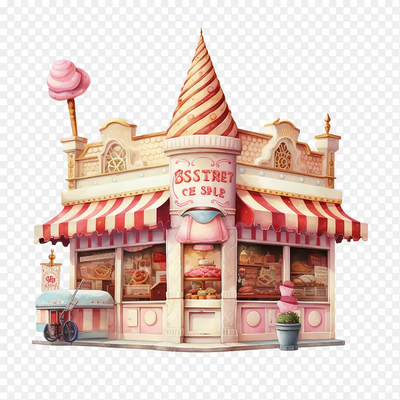 冰淇淋店-冰淇淋
