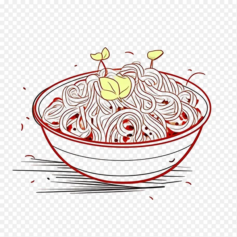 涂鸦面条-涂鸦面条辣面条中国菜热辣亚洲食品