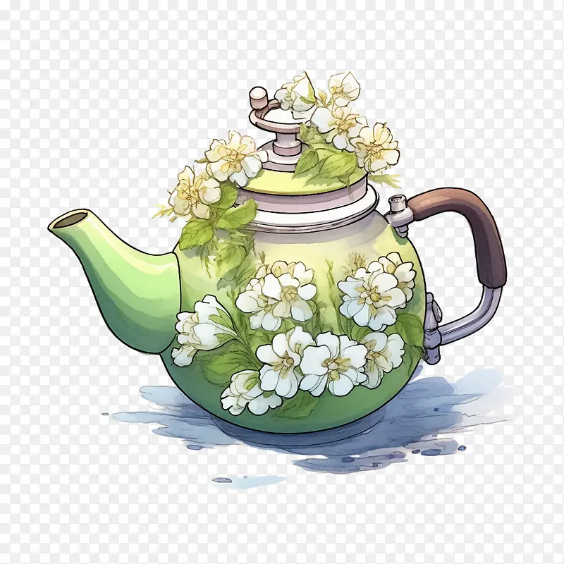 茶壶-绿茶