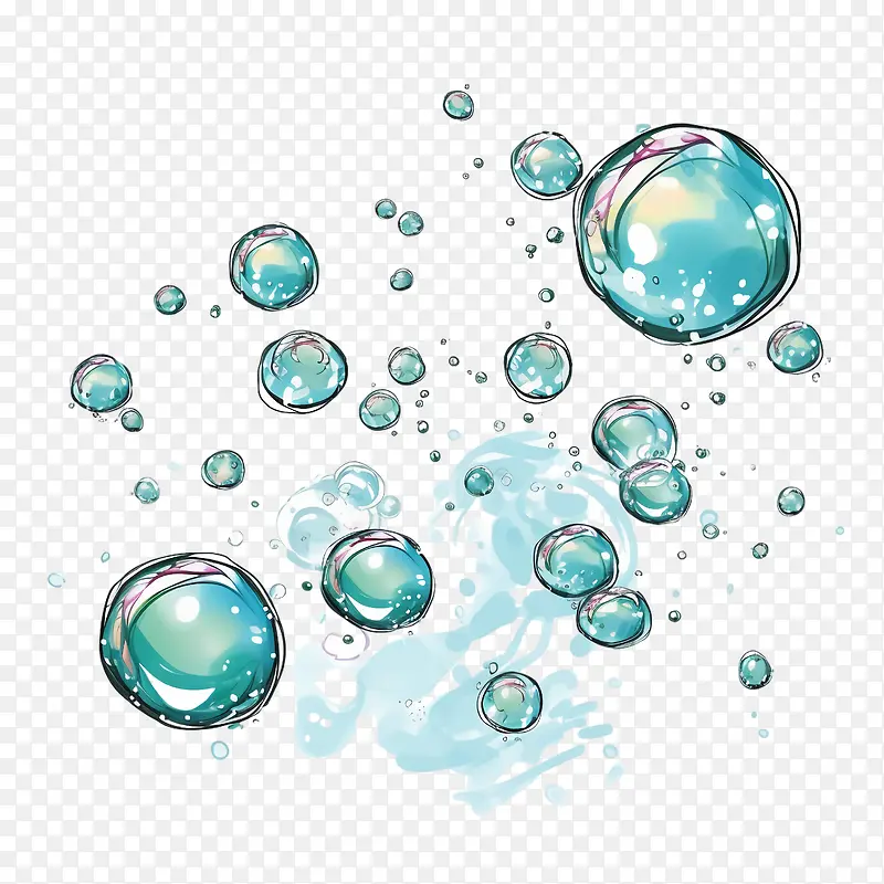 气泡-气泡气泡水气泡液体