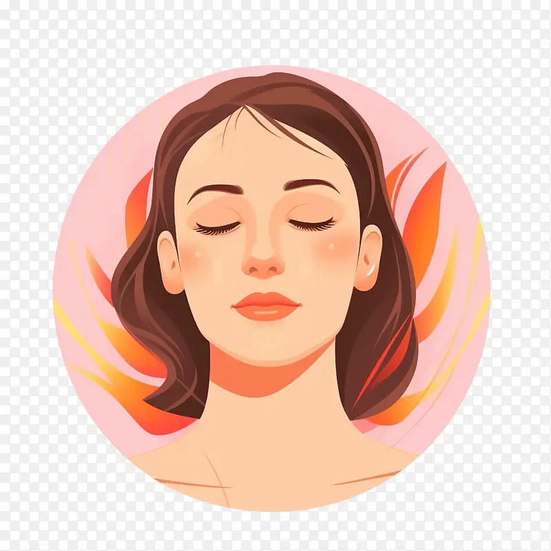 护理脸部护理脸部美丽的女人脸面部表情